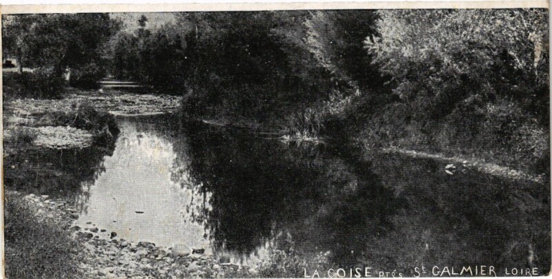 Carte postale ancienne La Coise pres Saint-Galmier à Saint-Galmier
