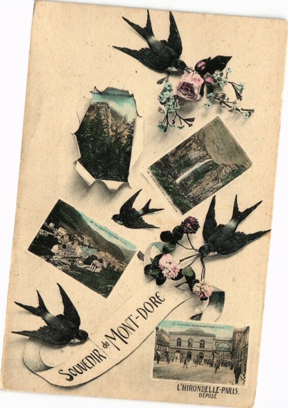 Carte postale ancienne Souvenir du Mont-Dore à Mont-Dore