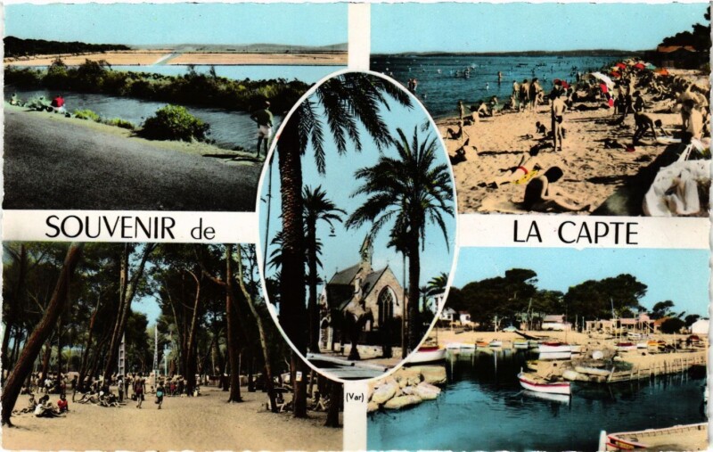 Carte postale ancienne Souvenir de La Capte