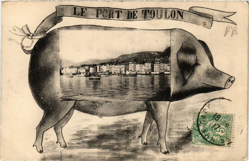 Carte postale ancienne Toulon Le Port de Toulon à Toulon