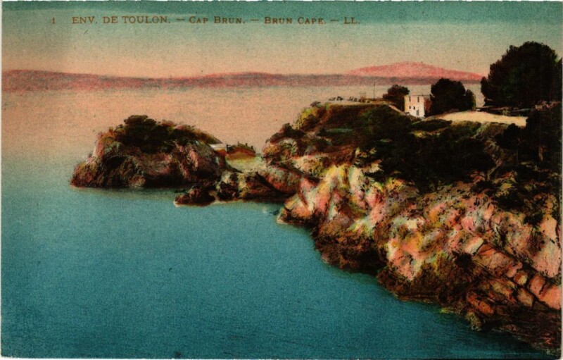 Carte postale ancienne Toulon Cap Brun à Toulon