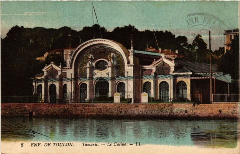 Carte postale ancienne Environs de Toulon Tamaris-Le Casino à Toulon