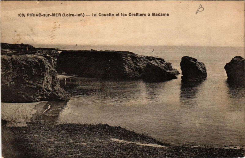 Carte postale ancienne Piriac-sur-Mer - La Couette et les Oreillers a Madame à Piriac-sur-Mer