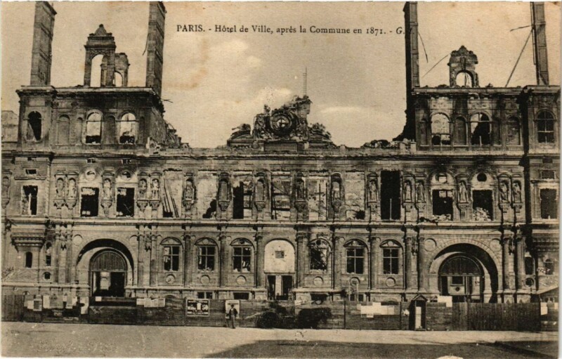 Carte postale ancienne Paris 4e Hotel de Ville à Paris 4e