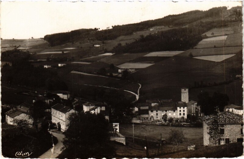 Carte postale ancienne La Chapelle de Mardore Vue générale