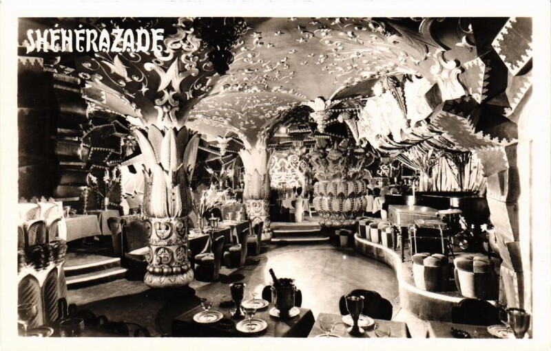Carte postale ancienne Paris (9e) 3, Rue de Liege. Sheherazade à Paris 9e