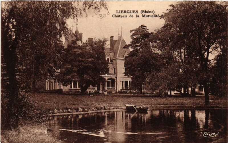 Carte postale ancienne Liergues Chateau de la Mutualite