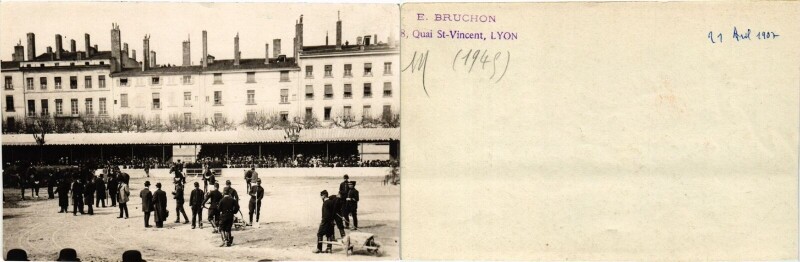 Carte postale ancienne Lyon Quai Saint-Vincent