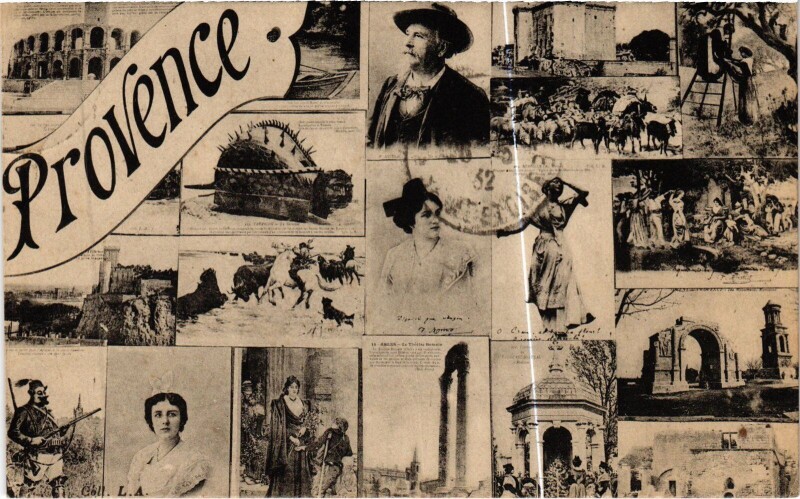 Carte postale ancienne Provence - Scenes - Types