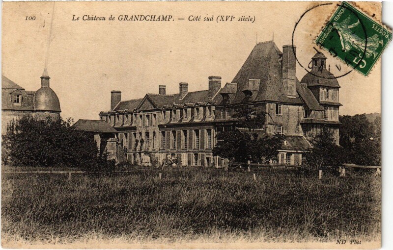 Carte postale ancienne Grandchamp-le-Chateau Le Chateau