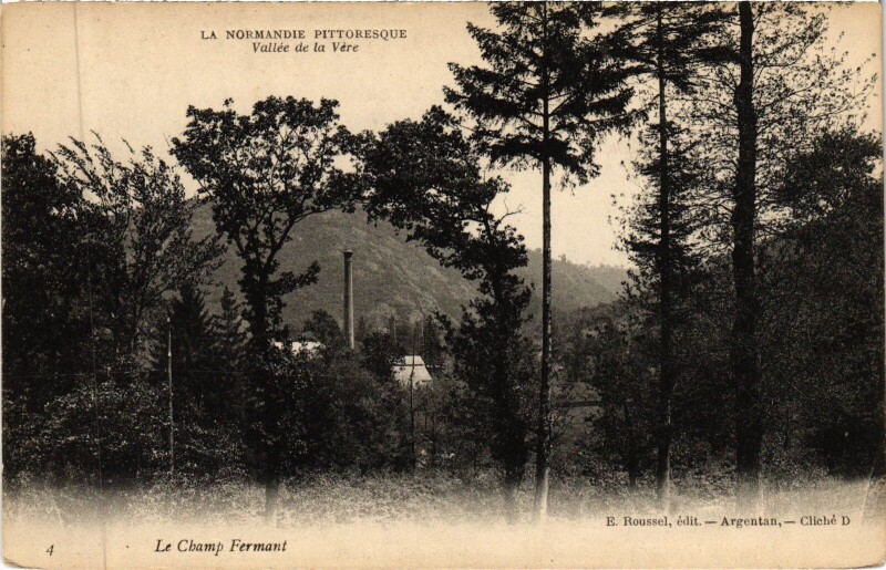 Carte postale ancienne Vallee de la Vere - Le Champ Fermant