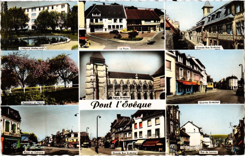Carte postale ancienne Pont-l'Eveque Scenes