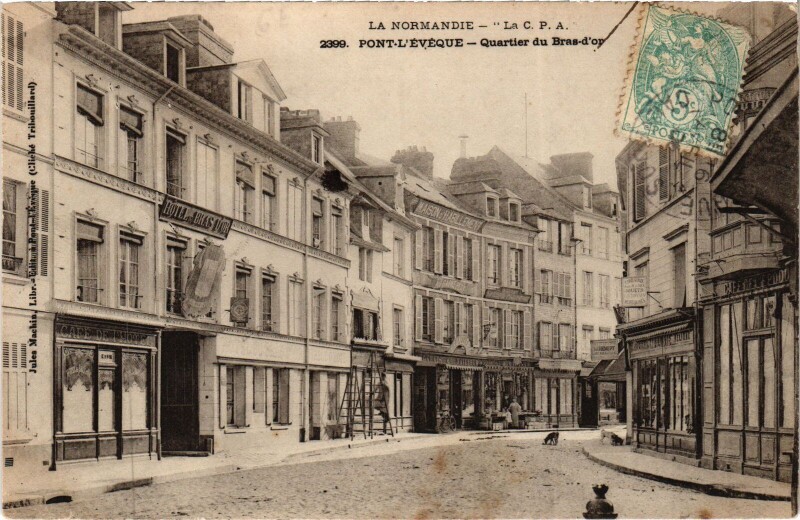 Carte postale ancienne Pont-l'Eveque Quartier du Bras-d'Or