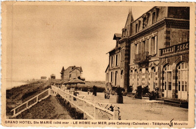 Carte postale ancienne Le Home-sur-Mer Grand Hotel Sainte Marie au Hom