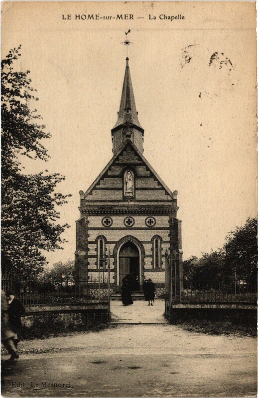Carte postale ancienne Le Home-sur-Mer La Chapelle au Hom