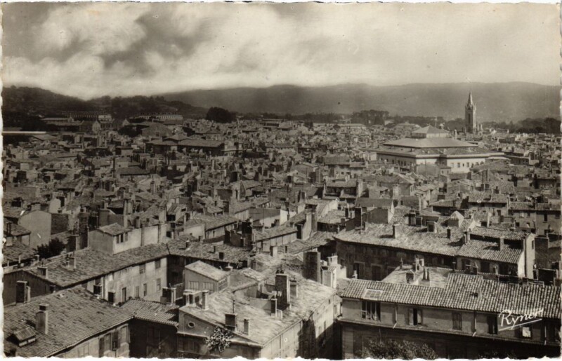 Carte postale ancienne Aix-en-Provence Vue d'Ensemble à Aix-en-Provence