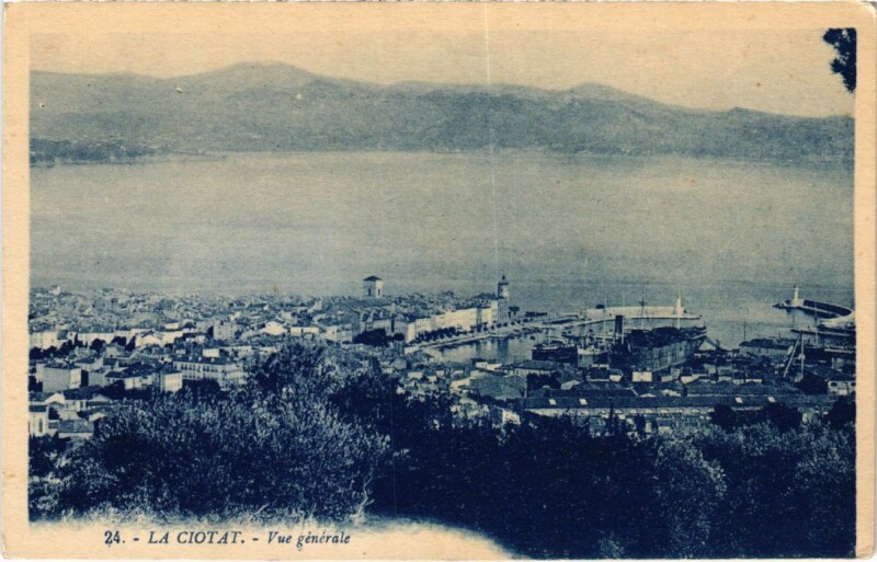 Carte postale ancienne La Ciotat Vue Generale à La Ciotat