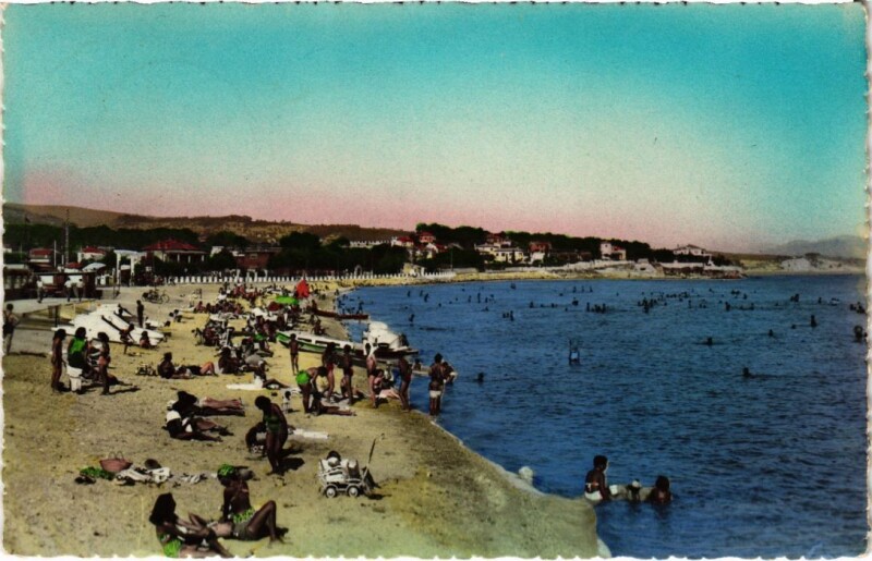 Carte postale ancienne La Ciotat La Plage à La Ciotat