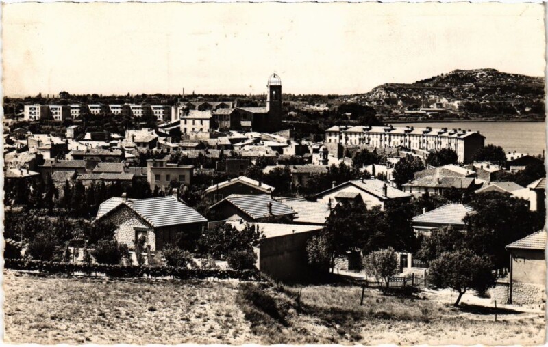 Carte postale ancienne Istres Vue Generale à Istres