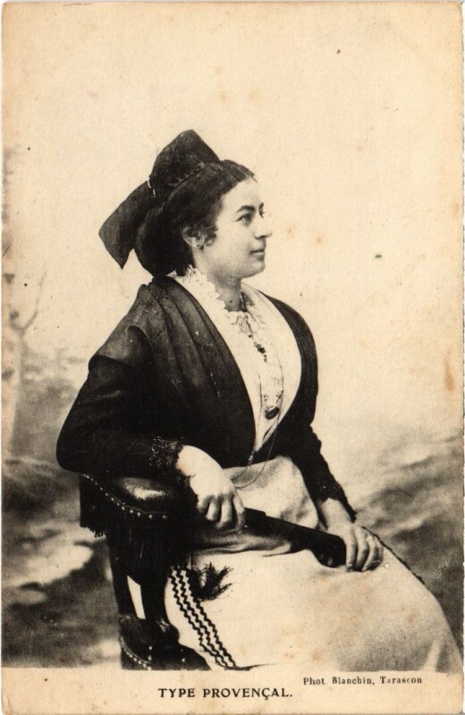 Carte postale ancienne Type Provencal - Femme