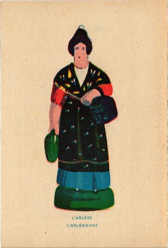 Carte postale ancienne L'Arlese - L'Arlesienne - Femme - Type à Arles