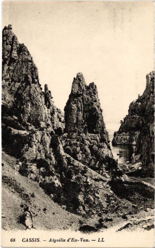 Carte postale ancienne Cassis Aiguille d'En-Vau à Cassis