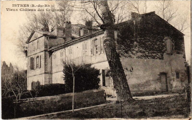 Carte postale ancienne Istres Vieux Chateau des Grignans à Istres