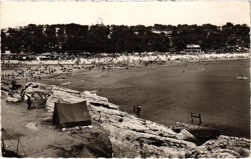 Carte postale ancienne La Couronne Plage du Verdon