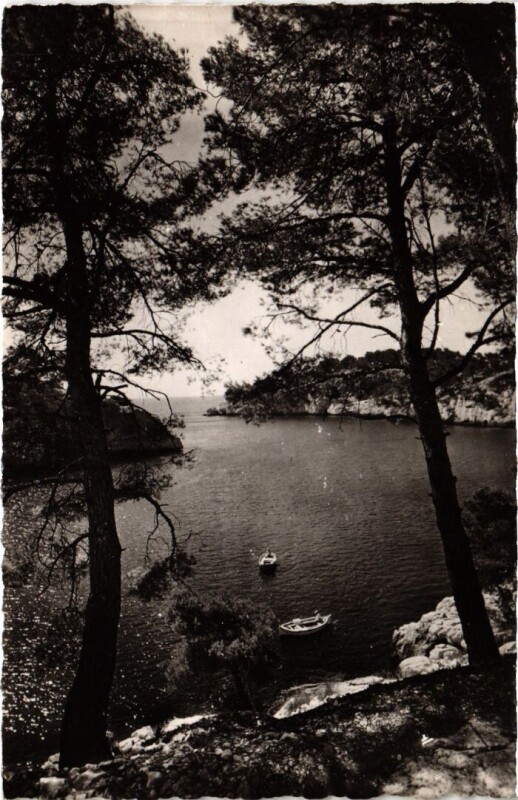 Carte postale ancienne Cassis Calanque de Port-Miou à Cassis