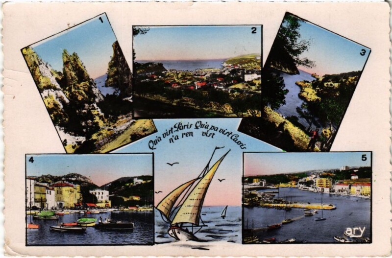 Carte postale ancienne Cassis Scenes à Cassis