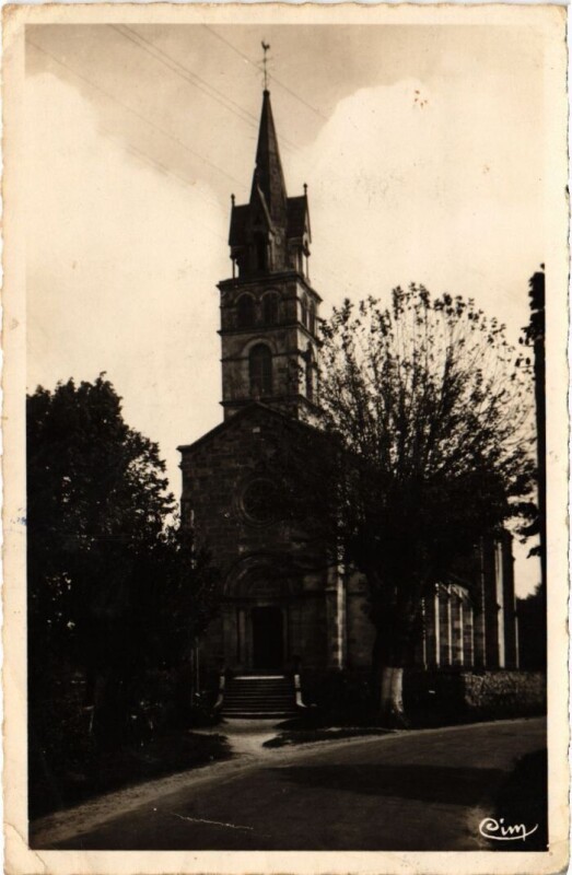 Carte postale ancienne Sanguinet L'Eglise France à Sanguinet