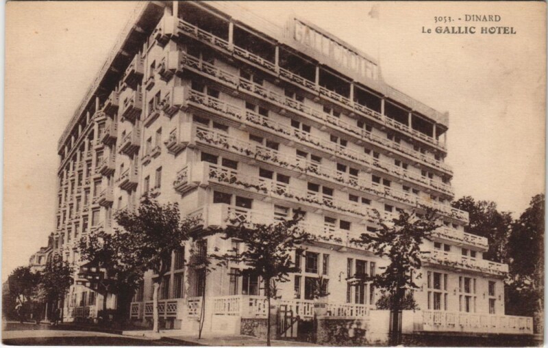 Carte postale ancienne Dinard Hotel Gallic à Dinard
