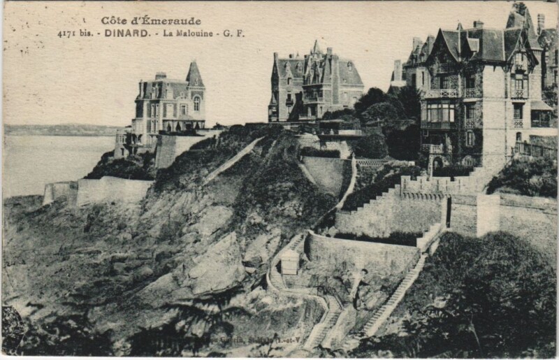 Carte postale ancienne Dinard La Malouine à Dinard