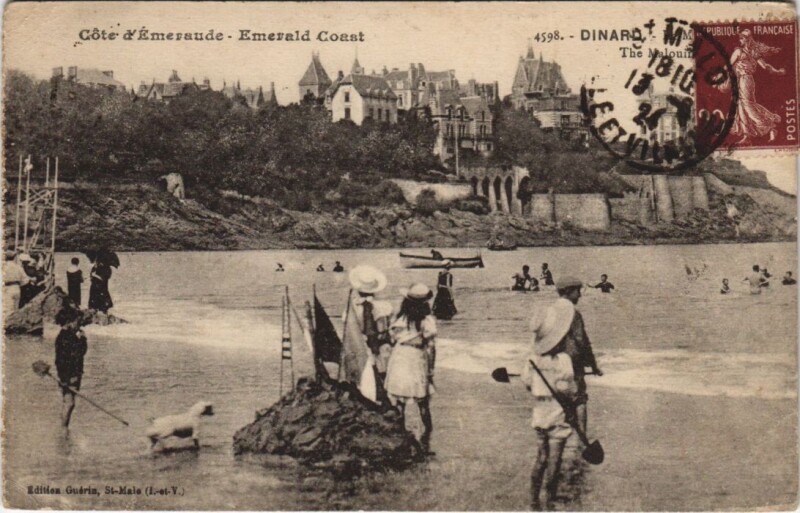 Carte postale ancienne Dinard La Malouine à Dinard