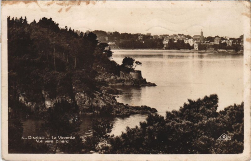 Carte postale ancienne Dinard La Vicomte à Dinard