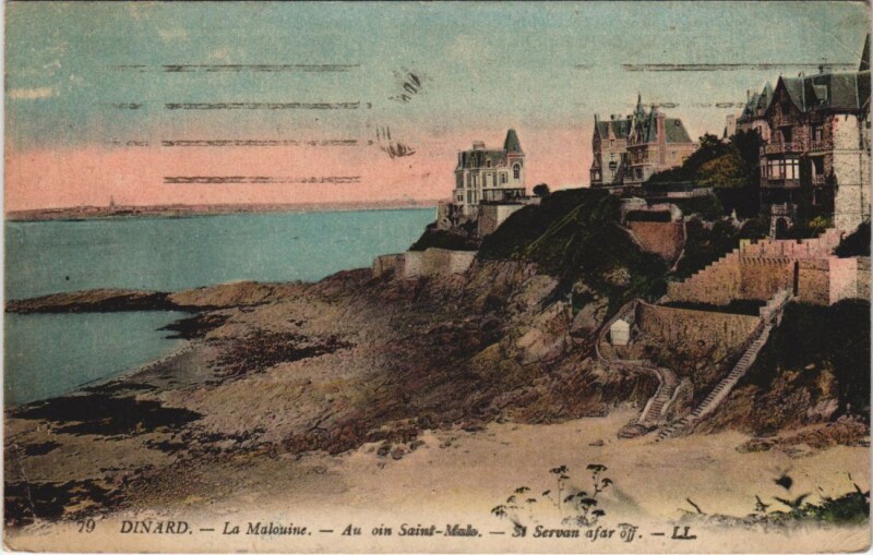 Carte postale ancienne Dinard La Malouine à Dinard