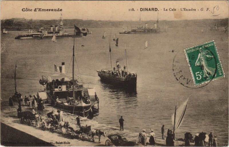 Carte postale ancienne Dinard La Cale à Dinard