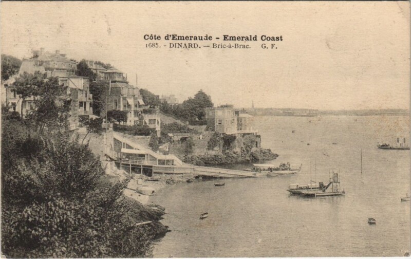 Carte postale ancienne Dinard Bric a Brac à Dinard