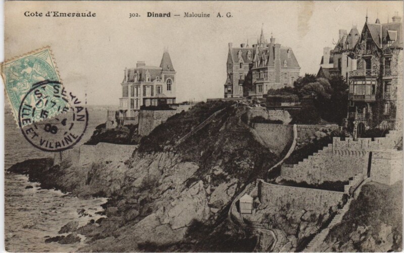 Carte postale ancienne Dinard Malouine à Dinard