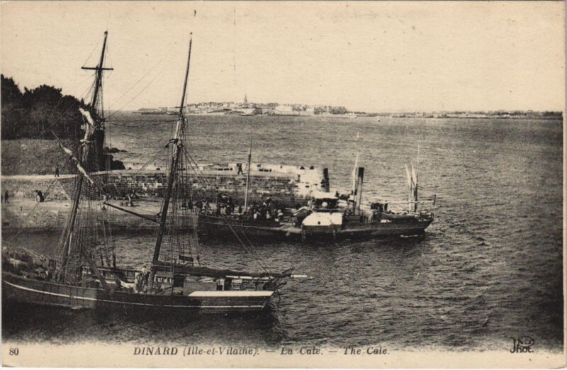 Carte postale ancienne Dinard La Cale à Dinard