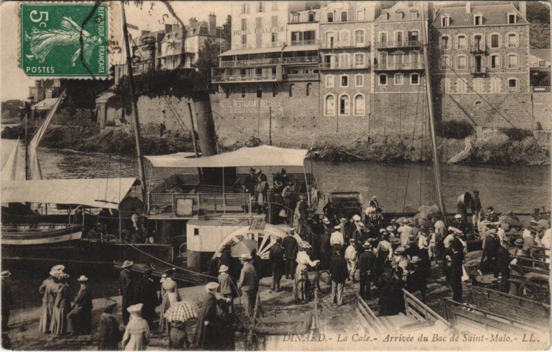 Carte postale ancienne Dinard La Cale à Dinard