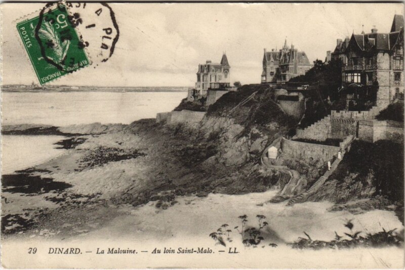 Carte postale ancienne Dinard La Malouine à Dinard