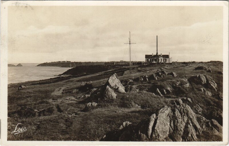 Carte postale ancienne Cancale Pointe du Grouin à Cancale