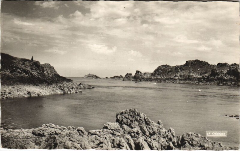 Carte postale ancienne Cancale Pointe du Grouin à Cancale