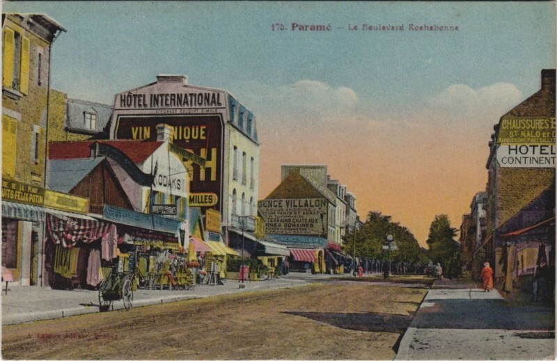 Carte postale ancienne Redon Boulevard Rochebonne à Redon
