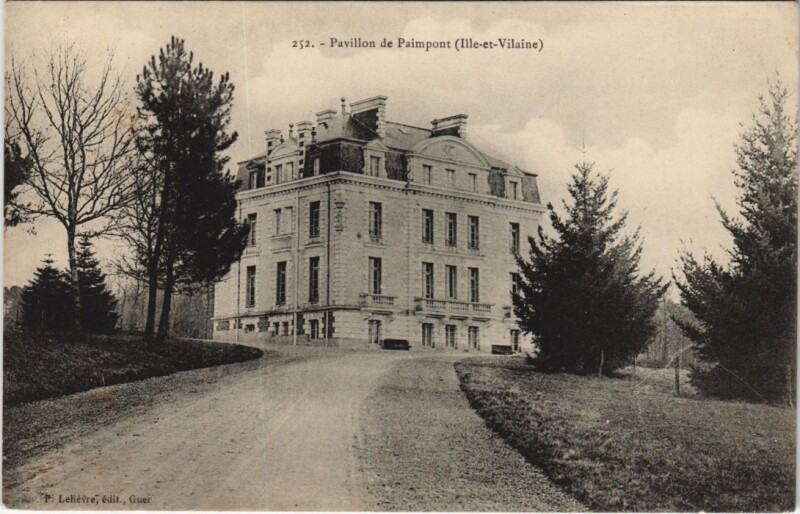 Carte postale ancienne Paimpont Pavillon à Paimpont