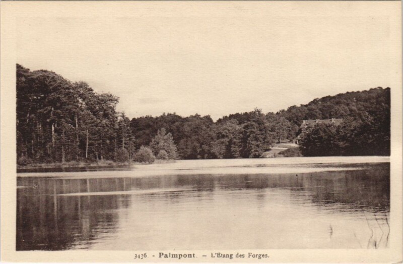 Carte postale ancienne Paimpont Etang des Forges à Paimpont