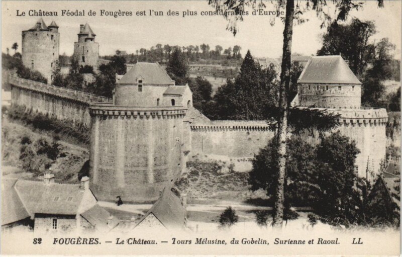 Carte postale ancienne Fougeres le Chateau
