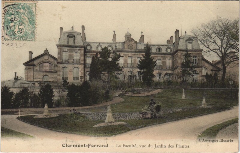 Carte postale ancienne Clermont Ferrand La Faculte à Clermont-Ferrand