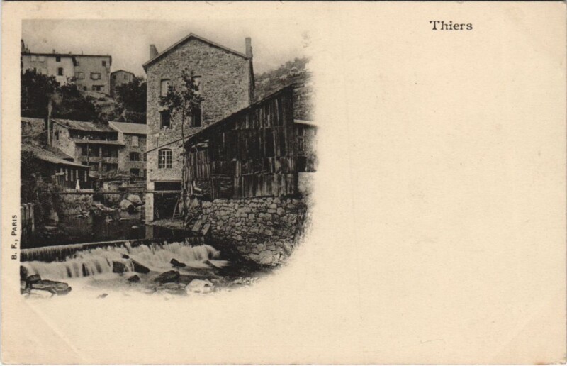 Carte postale ancienne Thiers à Thiers
